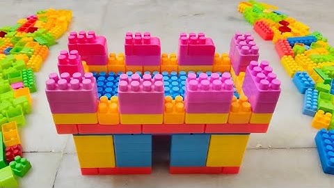 Satisfying DIY House ASMR Building Blocks/block game/Lego building blocks#asmr#buildingblocks#lego