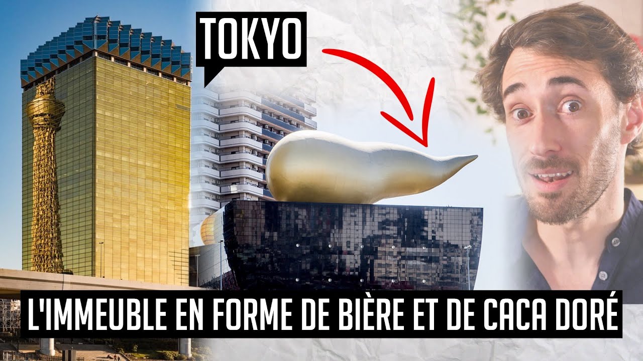 Une dose de curiosité : L'immeuble en forme de bière et de caca doré au Japon