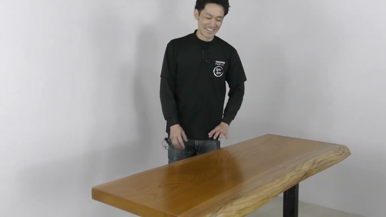 極美品　葉山家具　ケヤキ 一枚板 デスクセット　テーブル　欅 極美品 葉山家具 ケヤキ 一枚板 デスクセット テーブル 欅