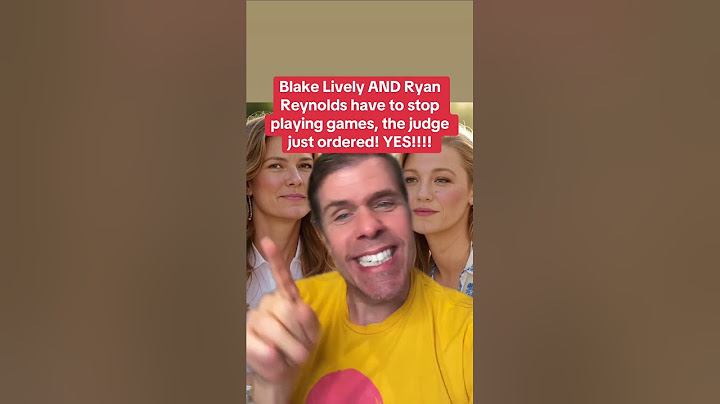 Blake Lively AND Ryan Reynolds Have To Stop Playing Games, The Judge Just Ruled! YES!!!!