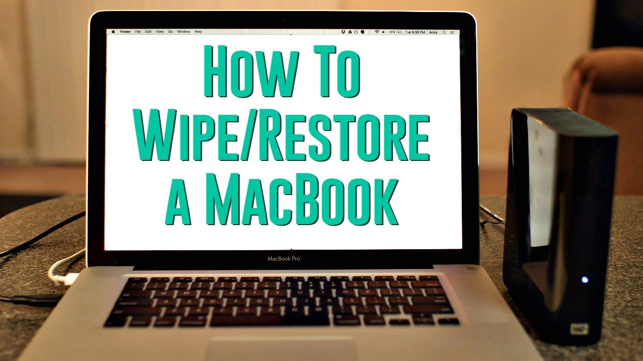 How to Wipe & Restore a MacBook Pro/Air to Sell - YouTube