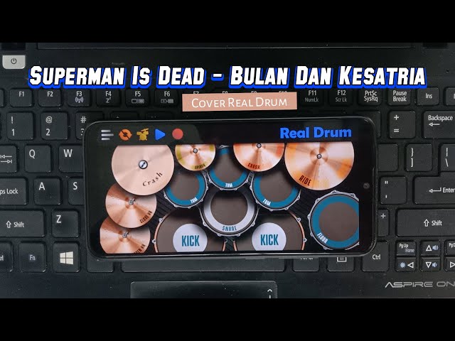 SUPERMAN IS DEAD - Bulan u0026 Kesatria | Cover Real Drum class=