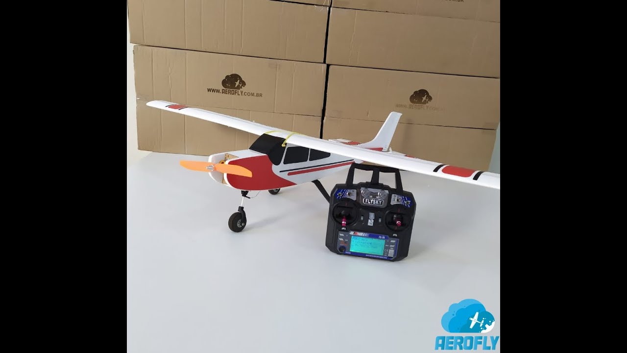 Aeromodelo Piper Avião De Controle Remoto Trainer 4ch Kit 4 - AEROFLY  AEROMODELOS