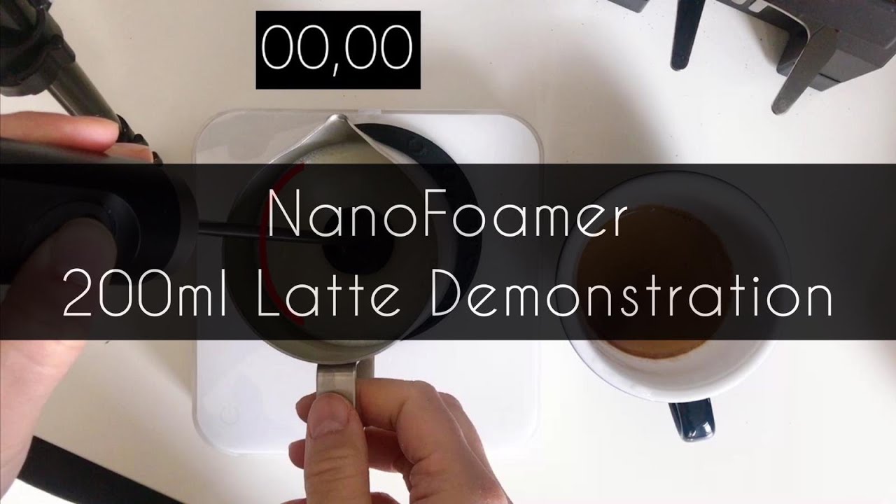 NanoFoamer | 200ml Latte Demonstration