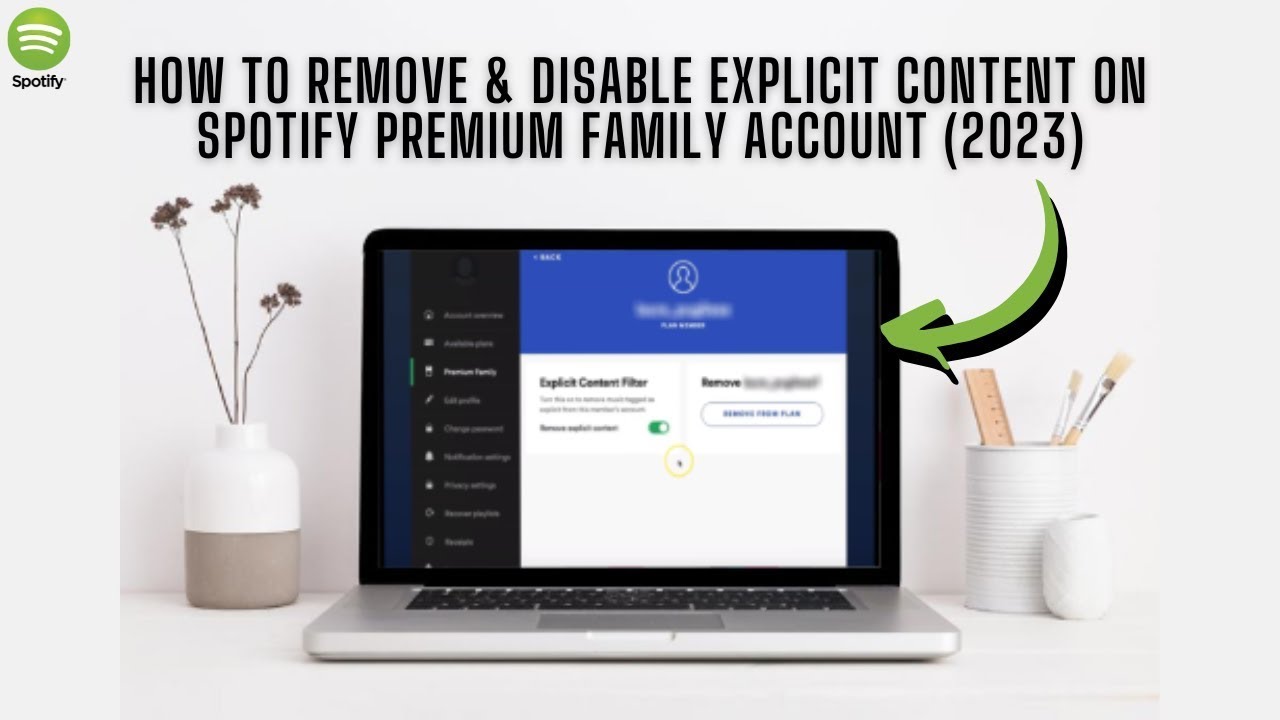 How To Remove & Disable Explicit Content On Spotify Premium Family Account ✅