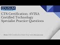 CTS Certification: AVIXA Certified Technology Specialist Practice Questions