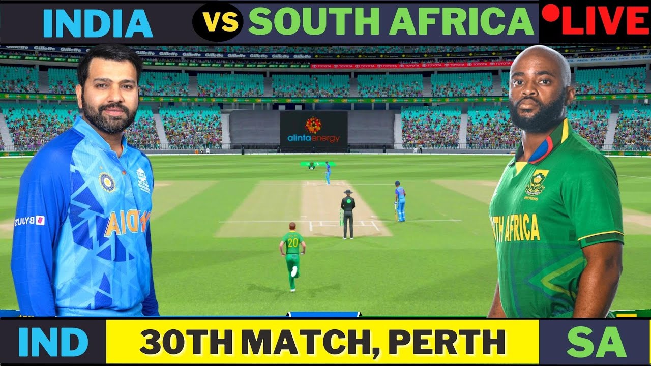 🔴Live IND Vs SA India Vs South Africa Live Match Score and Gameplay T20 World Cup 2022