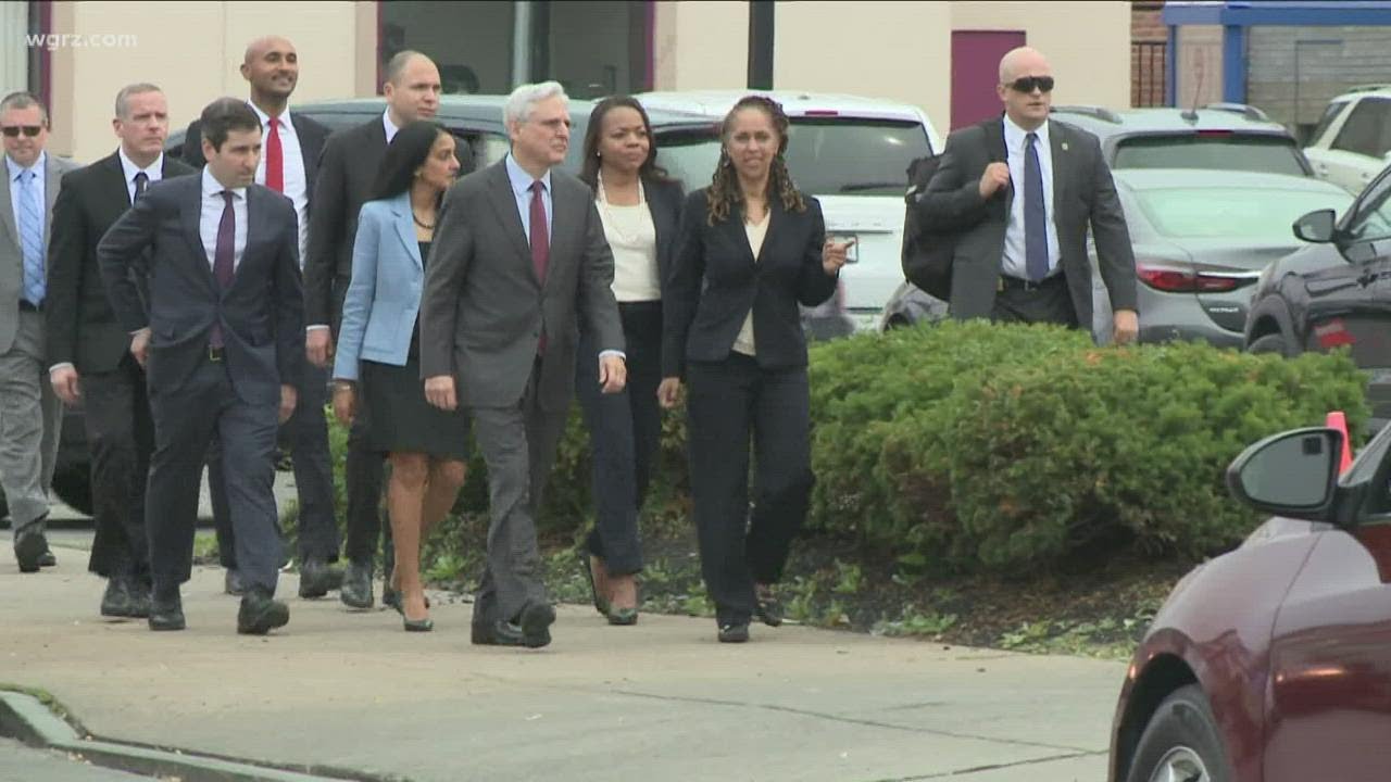 Families of Tops shooting victims meet U.S. Attorney General in Buffalo YouTube