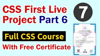 CSS First Live Project Part 6