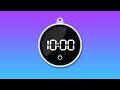 10 Minute Timer ⏰ | No Music | Full Screen HD