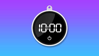 10 Minute Timer ⏰ | No Music | Full Screen HD
