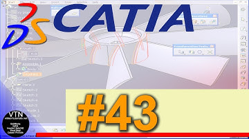 01-43 CATIA v5 TUTORIAL:  ( Edge Fillet )