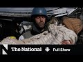 CBC News: The National | Ukrainians trapped, Gas prices, Preventing sexual violence