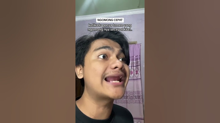 ketika lu punya temen yang ngomong nya secepat kilat..😅 #sadjoni