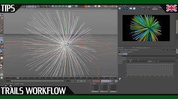 [EN] Tips Workflow with the X particles Trails | Optimisation with Cycles 4D, Octane Render