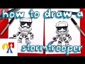 How To Draw A Stormtrooper FN-2199 (Toy Giveaway)