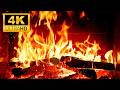 🔥 Peaceful Fireplace with Crackling Fire Sounds | 4K Fireplace Ambience and Soft Flames
