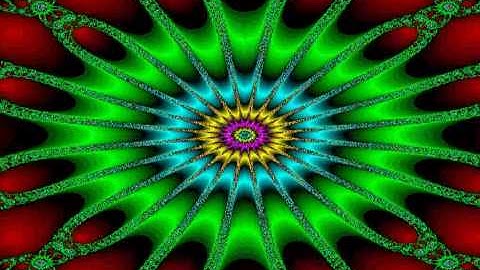 Newtonian Fractal Color Cycle Animation