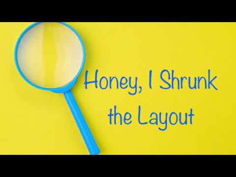 Honey, I Shrunk The Layout YT & IG Hop