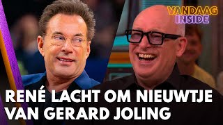 René van der Gijp lacht om nieuwtje van Gerard Joling: 'Ik dacht, nu komt het!' | VANDAAG INSIDE