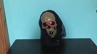 Gemmy Industries animated Floating Skull head with HQ AUDIO