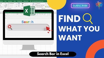 Zoekbalk in Excel om alles te vinden | Gegevens in Excel filteren | Dynamisch