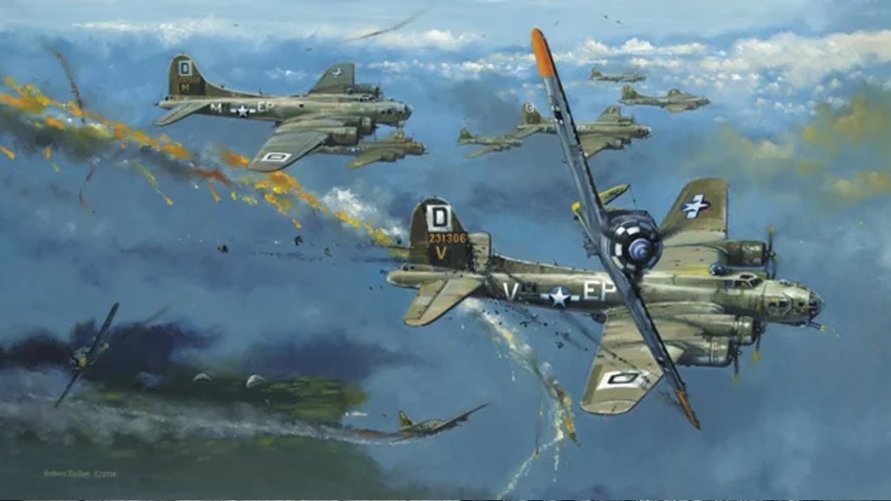 How Two American B-17s Locked Together and Escaped German Fighters