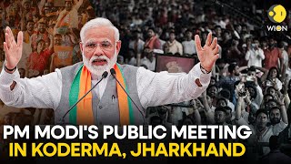 PM Modi LIVE: PM Modi's public meeting in Koderma, Jharkhand | Lok Sabha Election 2024 | WION LIVE