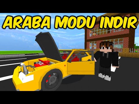 Minecraft PE Araba Modu 1.16+ 1.17 - MCPE CAR ADDON - MCPE MOD