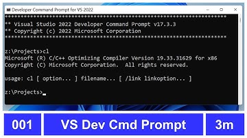 Episode 001: Setting Up a Visual Studio Developer Command Prompt with C/C++ Support