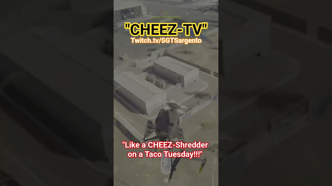 "Like a CHEEZ-Shredder on Taco Tuesday" 