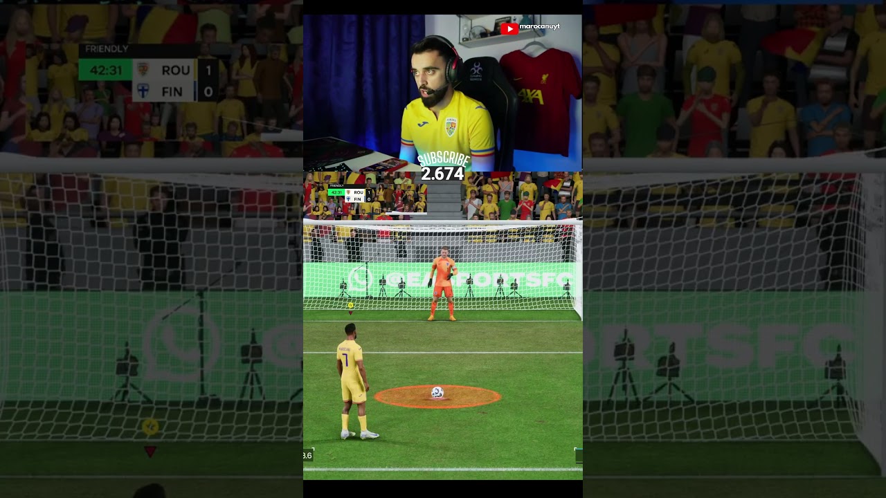 2 PENALTY RATATE INTR-O REPRIZA, MAROCANU LA NATIONALA ROMANIEI!🇷🇴❤️ 