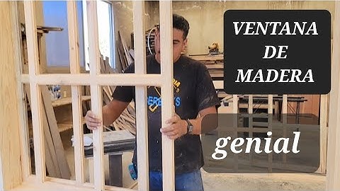 como hacer ventana de madera. VENTANA CORREDIZA SIN UTILIZAR RIELES.