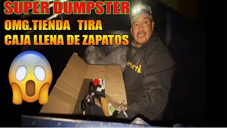 OMG Tienda Tira Cajas Llenas de Zapatos.#dumpsterdiving.#viral.