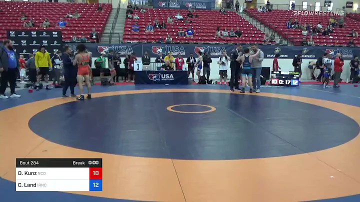 60 Lbs 5th Place - Dyson Kunz, Northern Colorado Wrestling Club Vs Cory Land, Ironclad Wrestling C