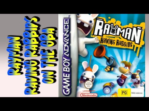 Rayman Raving Rabbids on the GBA - YouTube