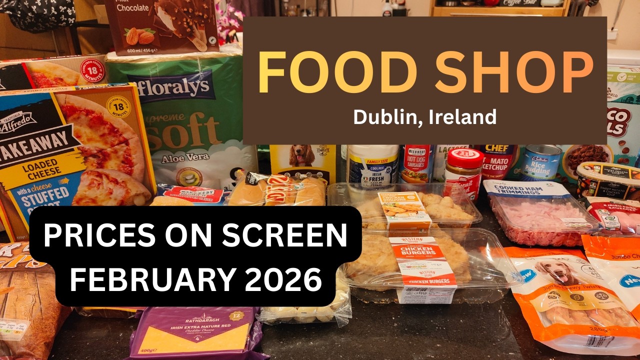 Продуктовый магазин - Дублин, Ирландия. Семья из 3 взрослых. @LidlIreland с ценами.