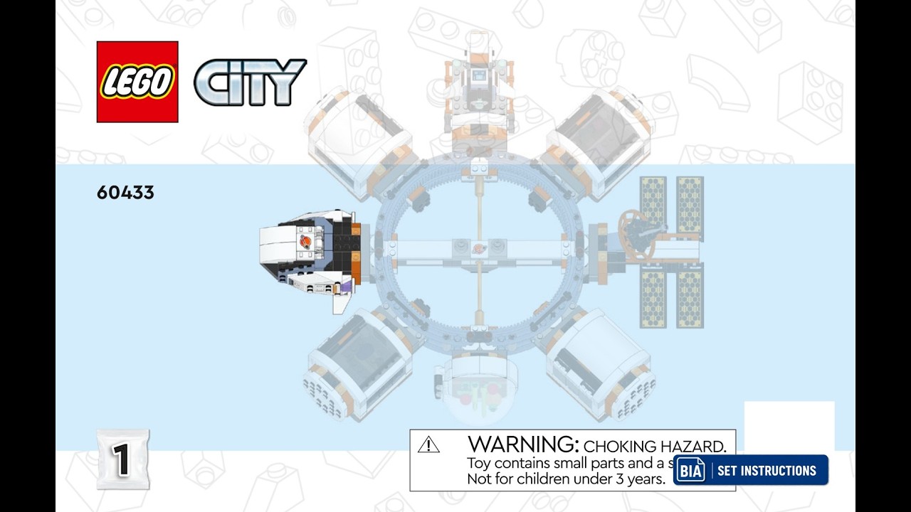 LEGO 60433 Modular Space Station – Building Instructions | City