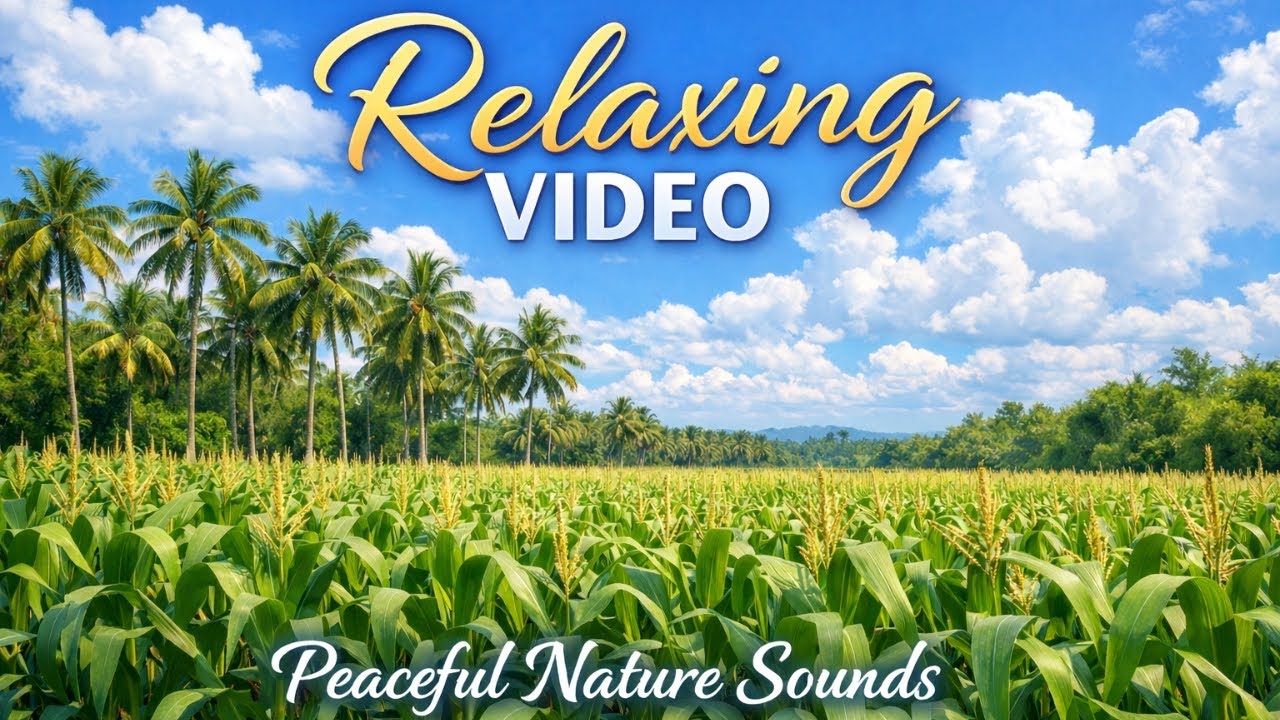 🌿 Relaxing Garden Scenery | Peaceful Plants & Green Nature for Relaxation