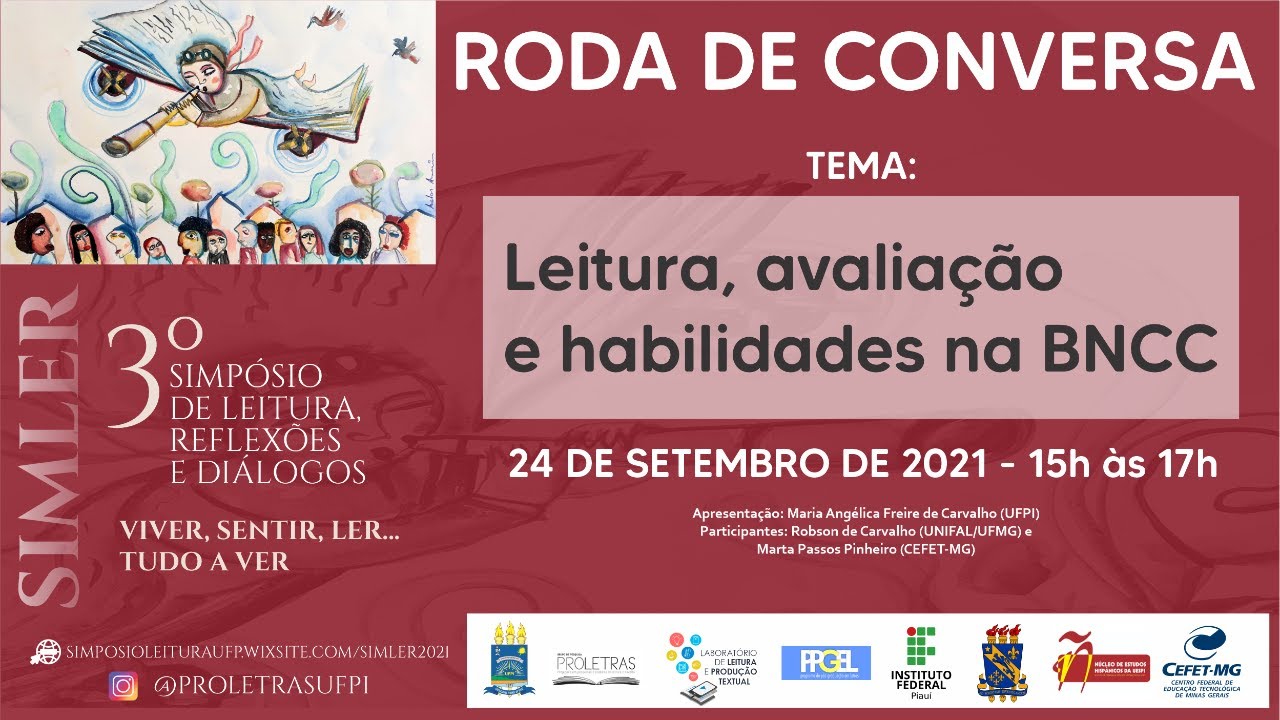 Roda de Conversa - Prévia SimLER (Simpósio de leitura, reflexões e diálogos)