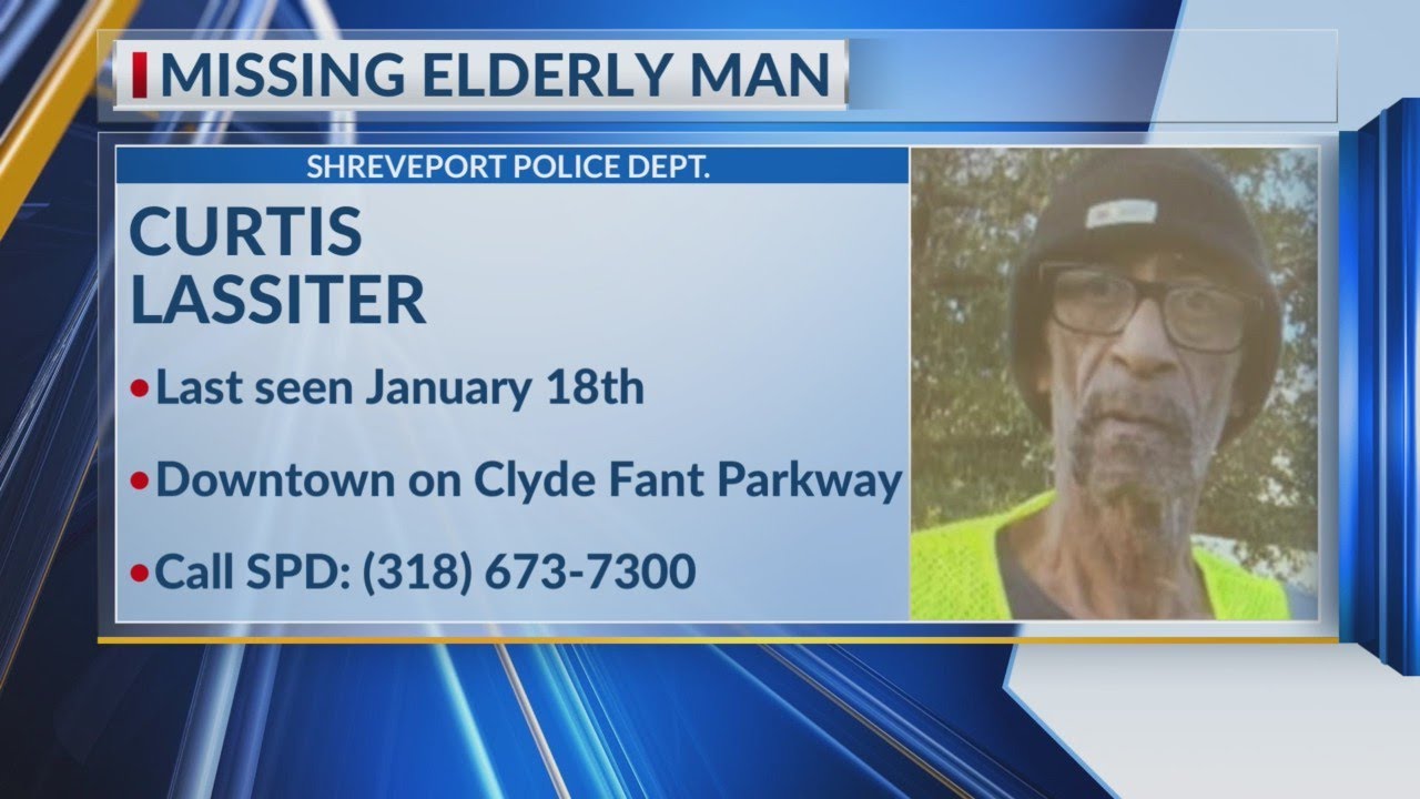 Elderly man missing, Shreveport police asking for public assistance ...