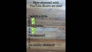 How obsessed with YouTube Shorts are you? Song Challenge #didyouknow#shorts #obsessed#songchallenge