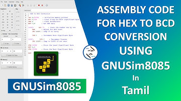 HEX to BCD Conversion store them in memory | HEX to BCD conversion using 8085 Microprocessor | 8085