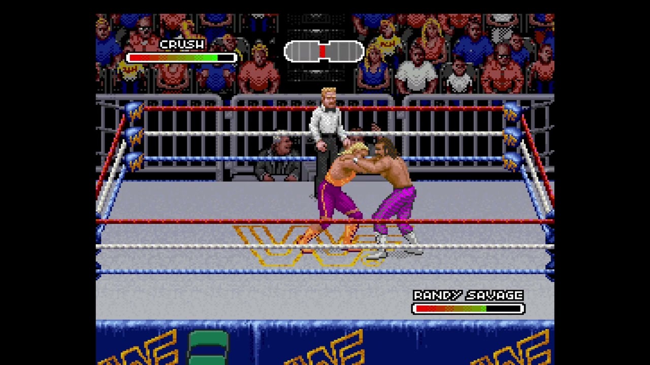 WWF Royal Rumble (Super NES Version) - One on One Mode longplay