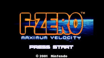 F-Zero: Maximum Velocity Title Screen (GBA)