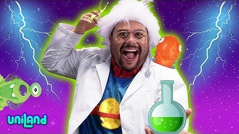 Wacky Scientist Discovers Beaker Creatures | UniLand Kids Halloween