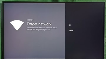 All Android TV : How to Disconnect or Forget WiFi Network in Android Smart TV