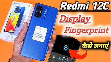 Redmi 12C Fingerprint screen lock / Redmi 12C Me Fingerprint Lock Kaise Lagaye