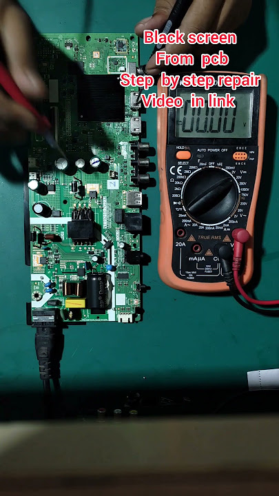 Black screen problem from pcb #shorts #shortvideo