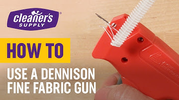 How To Use A Dennison Gun